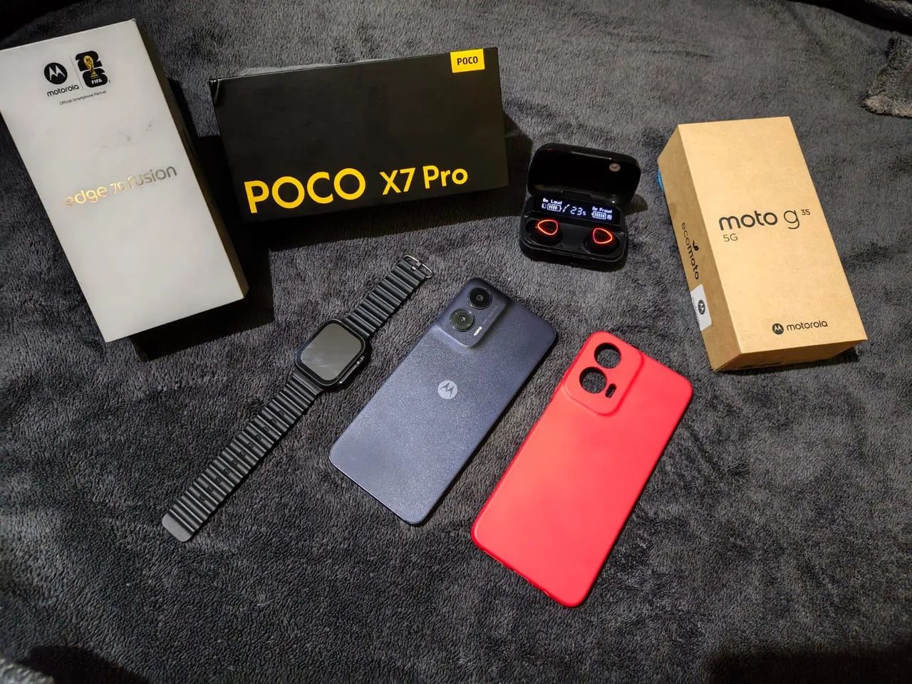 Moto g35 com muitos assessórios  - Foto 2