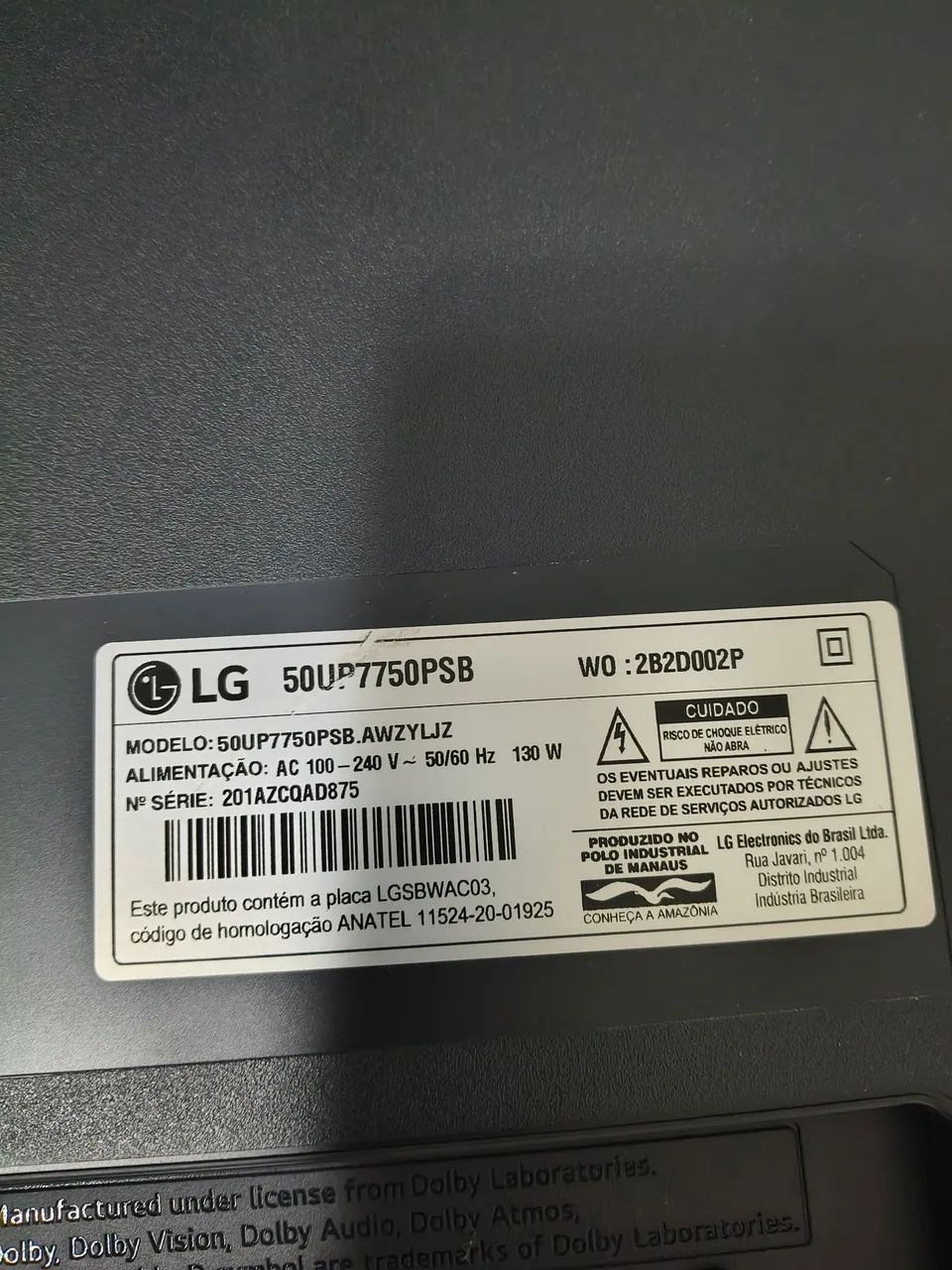 TV LG 50 polegadas(Não aparece imagem) - Foto 2