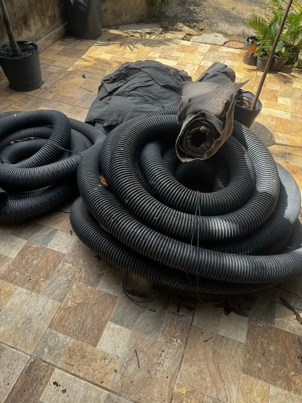 Mangueira de dreno + manda bedin 