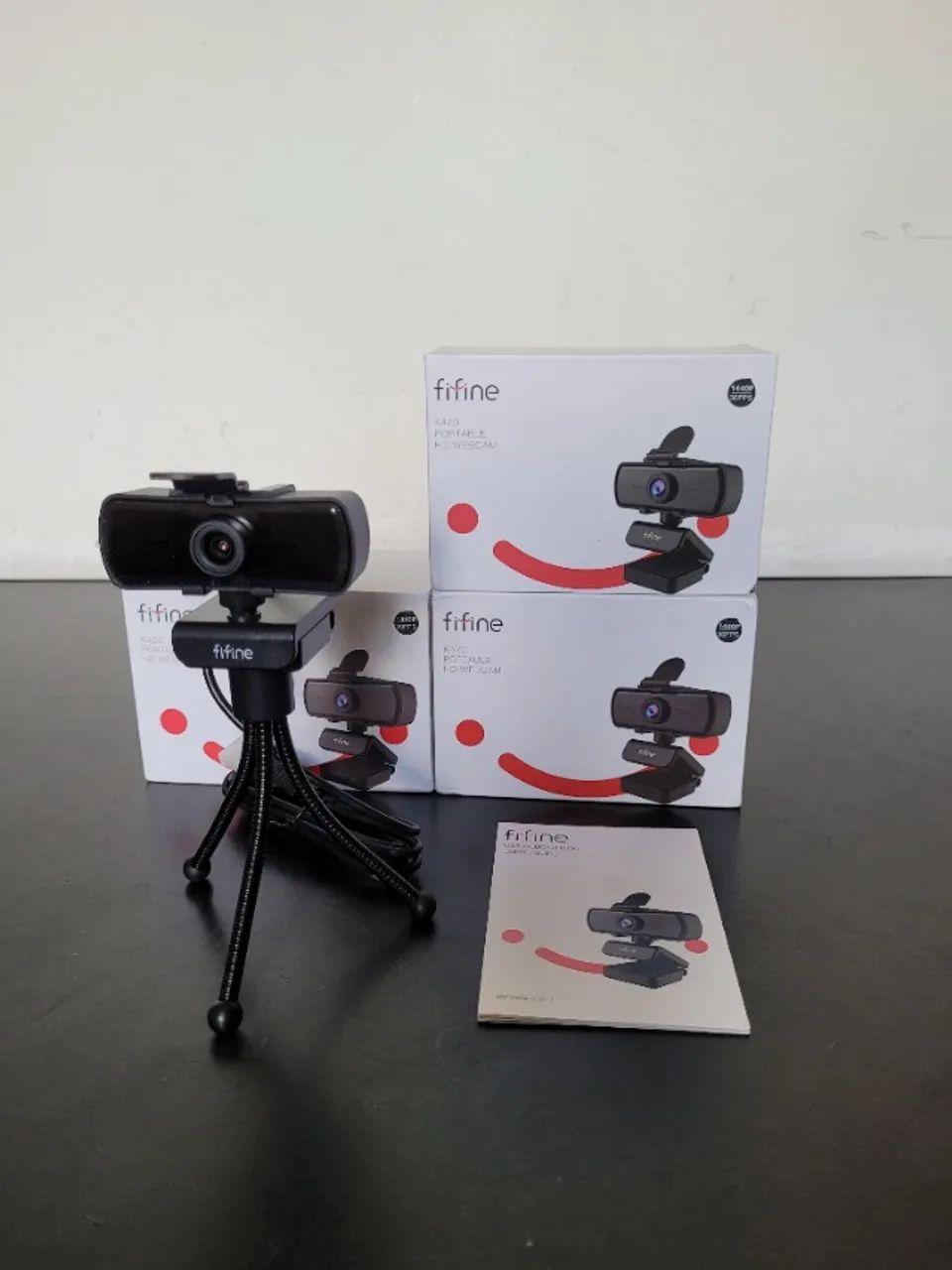 Webcam 2k 30 fps, Full hd 60 fps, novo com tripé - Foto 5