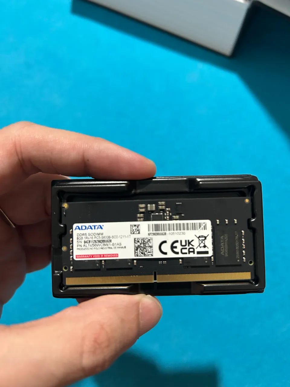 Memoria ram notebook 8gb ddr5 5600mhz adata - Foto 2