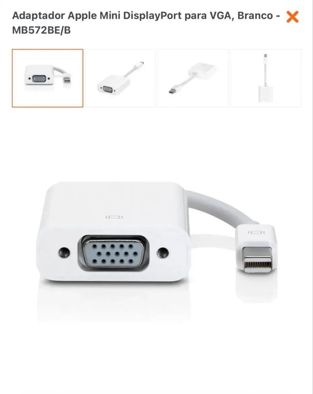 Adaptador Apple Mini para VGA