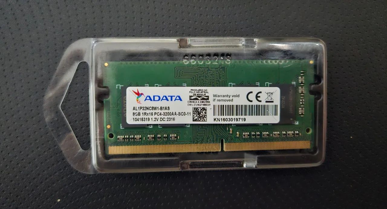 Memória RAM Adata - 8GB - DDR4 - 3200MHz - Notebook - Foto 2