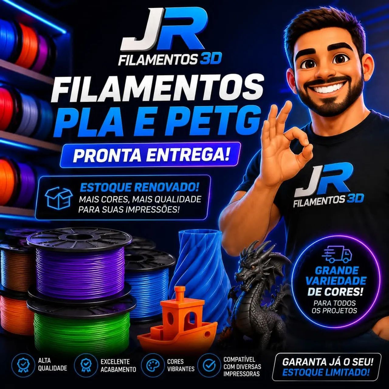 Filamentos PLA CLOSIN