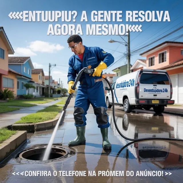 desentupidora! Soluções eficazes para sua casa!