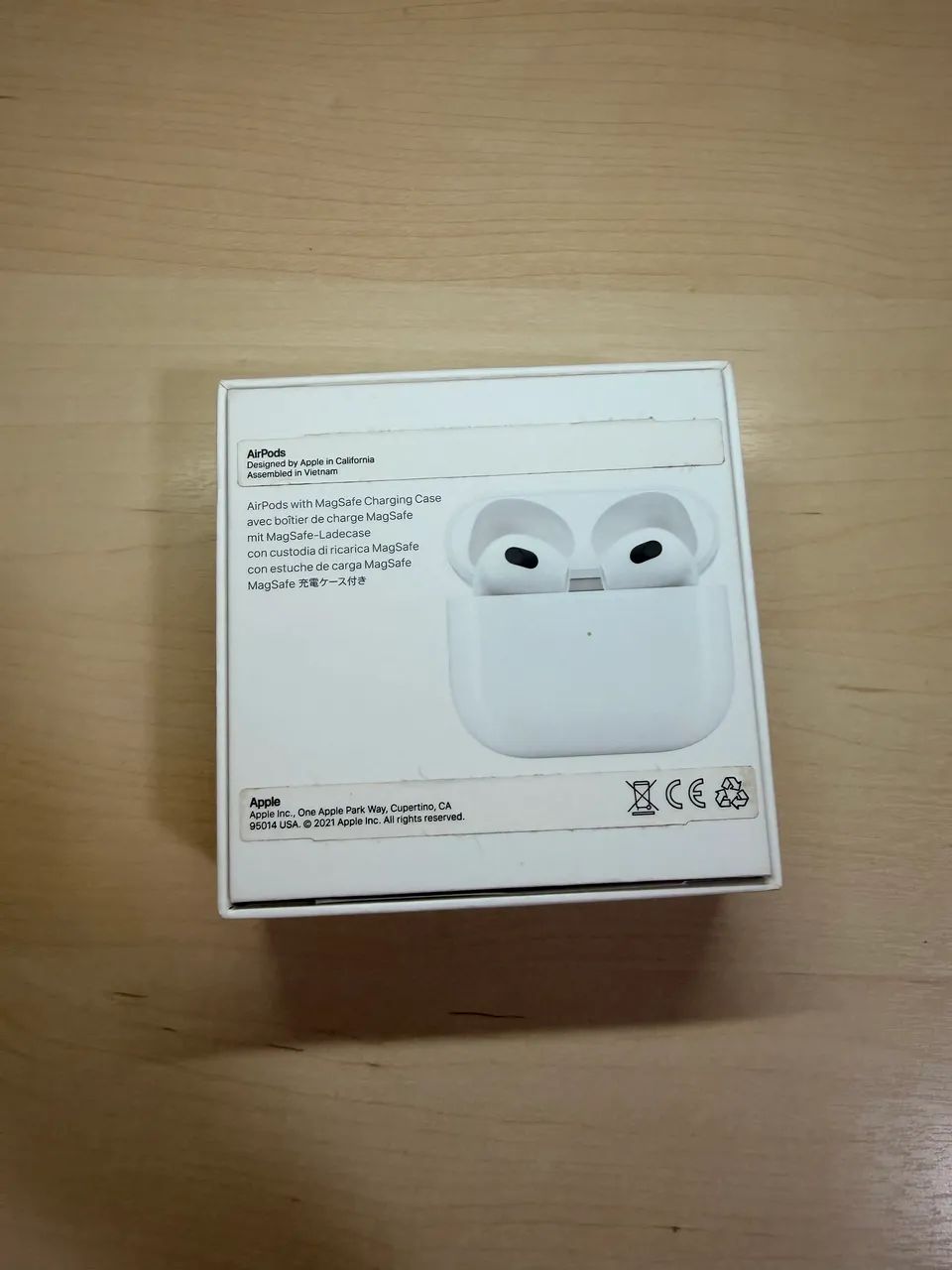 AirPods 箱無し AirPods 3ª Geração Apple - Lado Esquerdo + Estojo - Fones de
