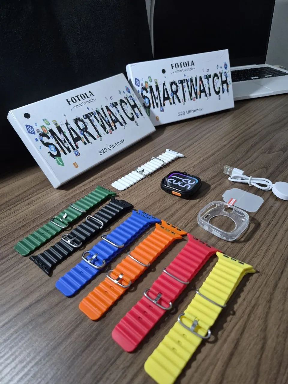 Smartwatch S20 ULTRA + 7 pulseiras