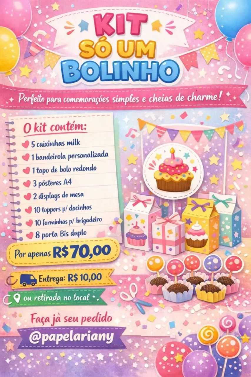 Kit festa personalizado  - Foto 2