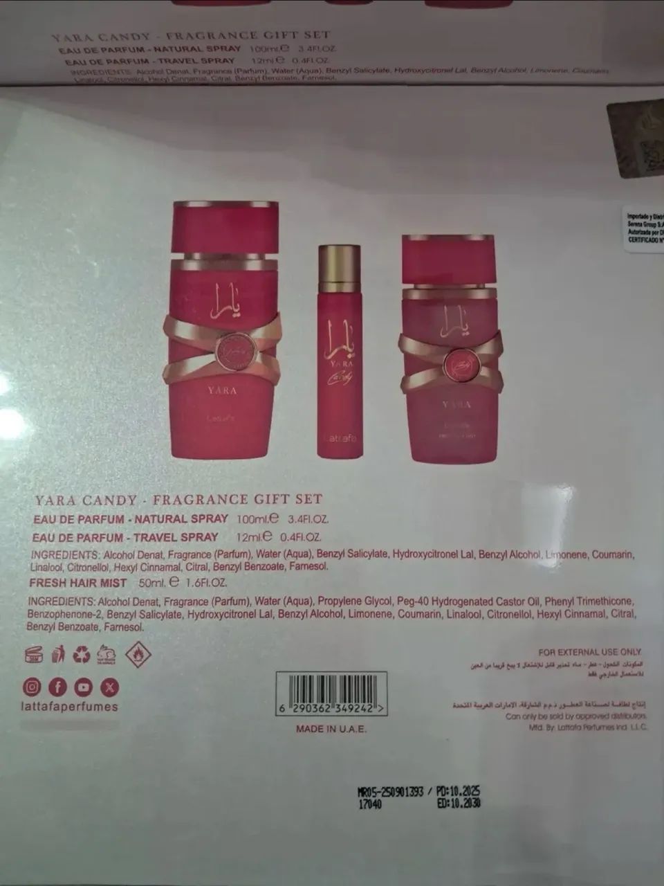 Conteúdo do Kit: da Lattafa inclui uma fragrância feminina Yara Candy de 100ml - Foto 2