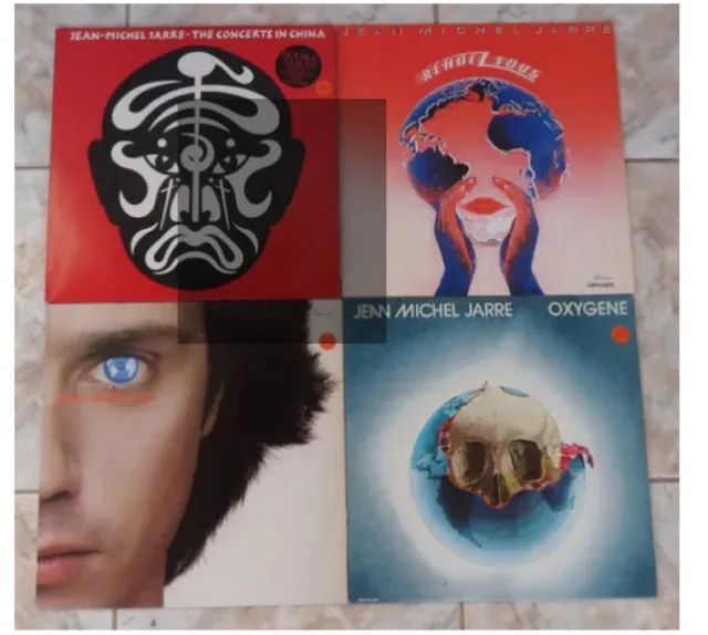 Jean Michel Jarre 4 Álbuns-5 LPs(pacote)