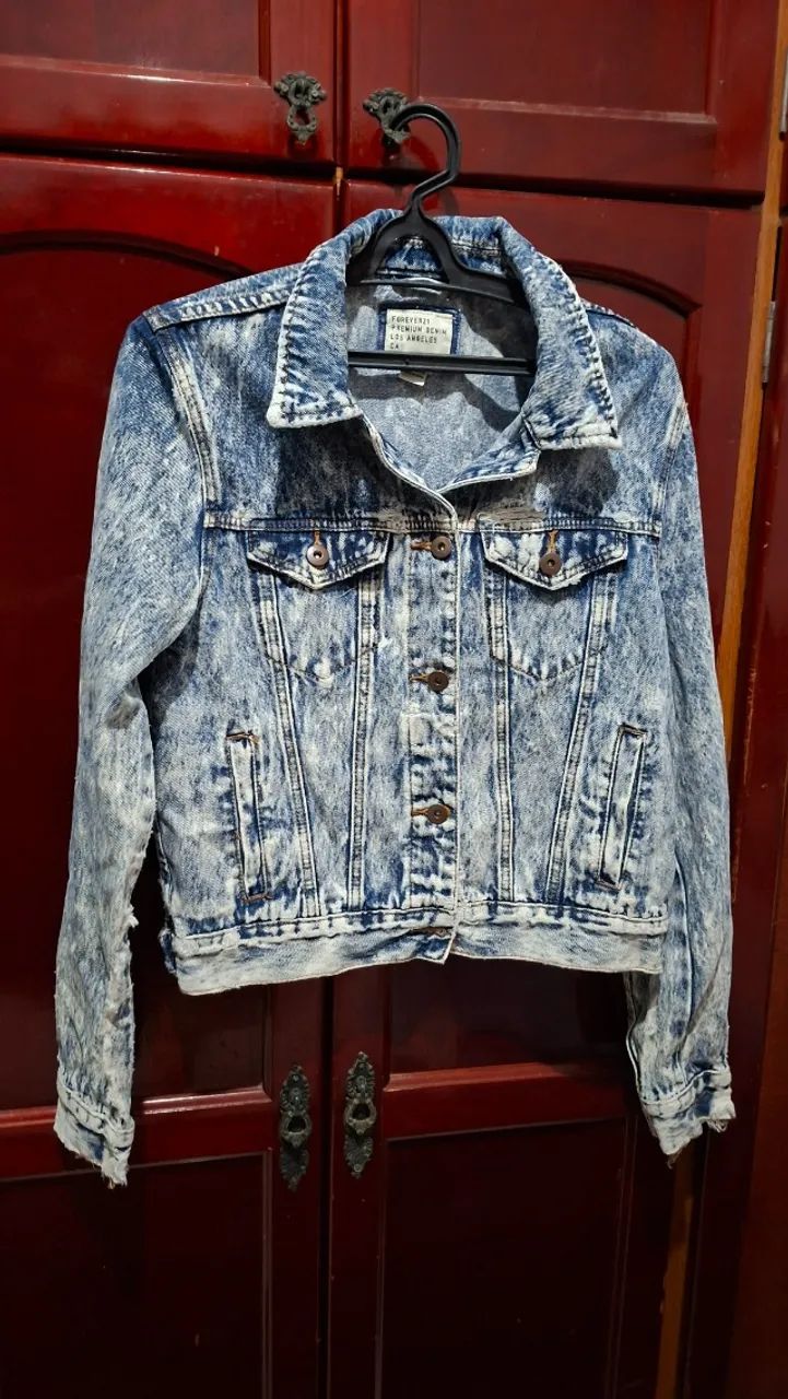 Jaqueta Jeans Forever 21 - Foto 3