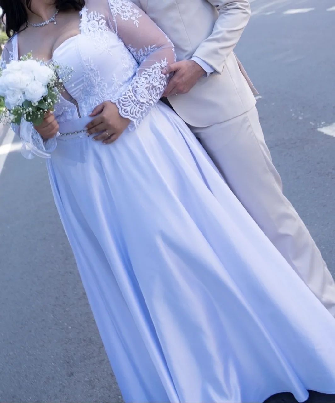 Vestido de noiva plus usado  - Foto 3