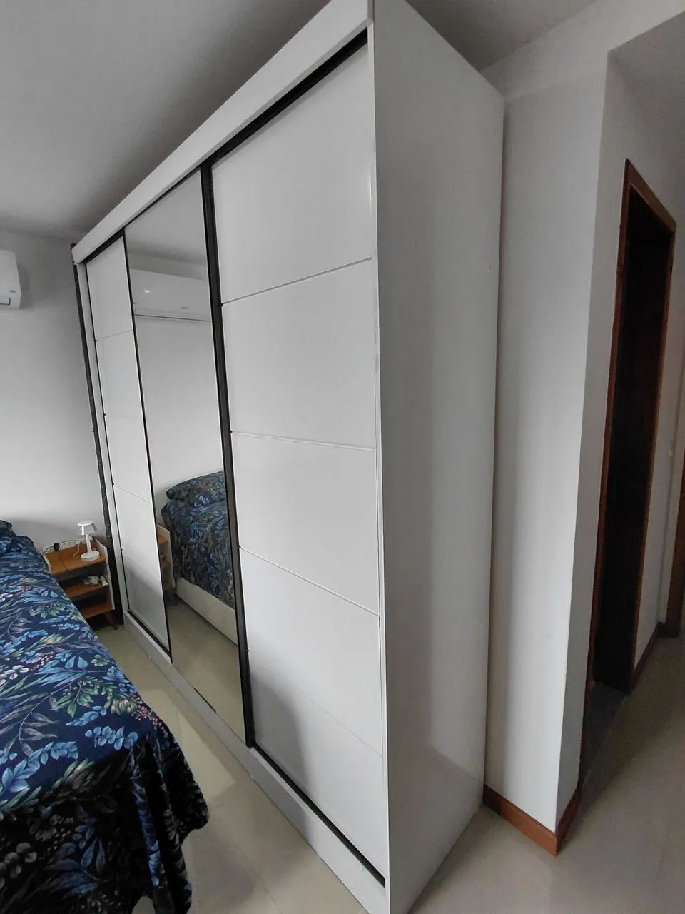 Guarda roupa 1 Bianchi casal Branco