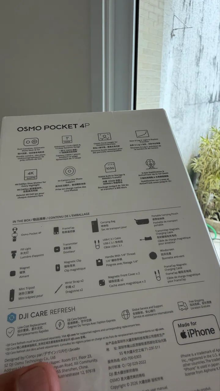 Osmo Pocket 4 P Combo Creator / lacrado  - Foto 4