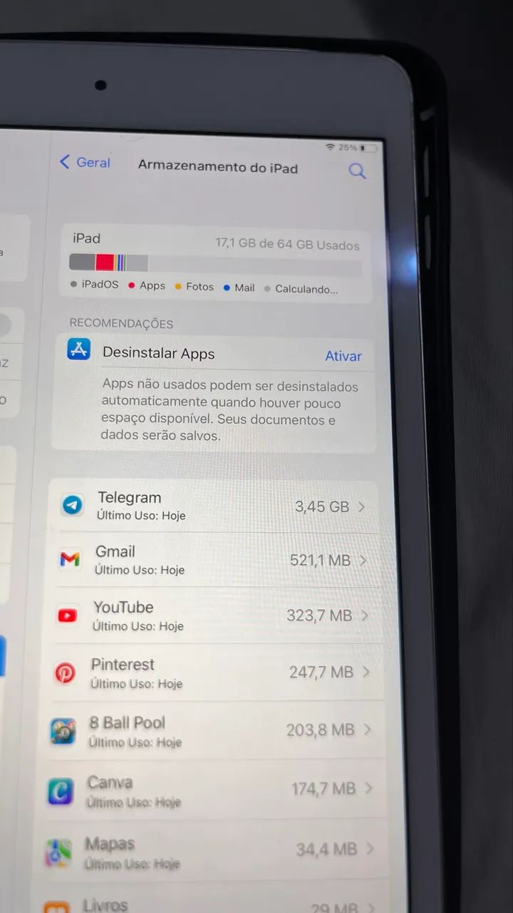 iPad mini 4 64gb cinza  - Foto 5