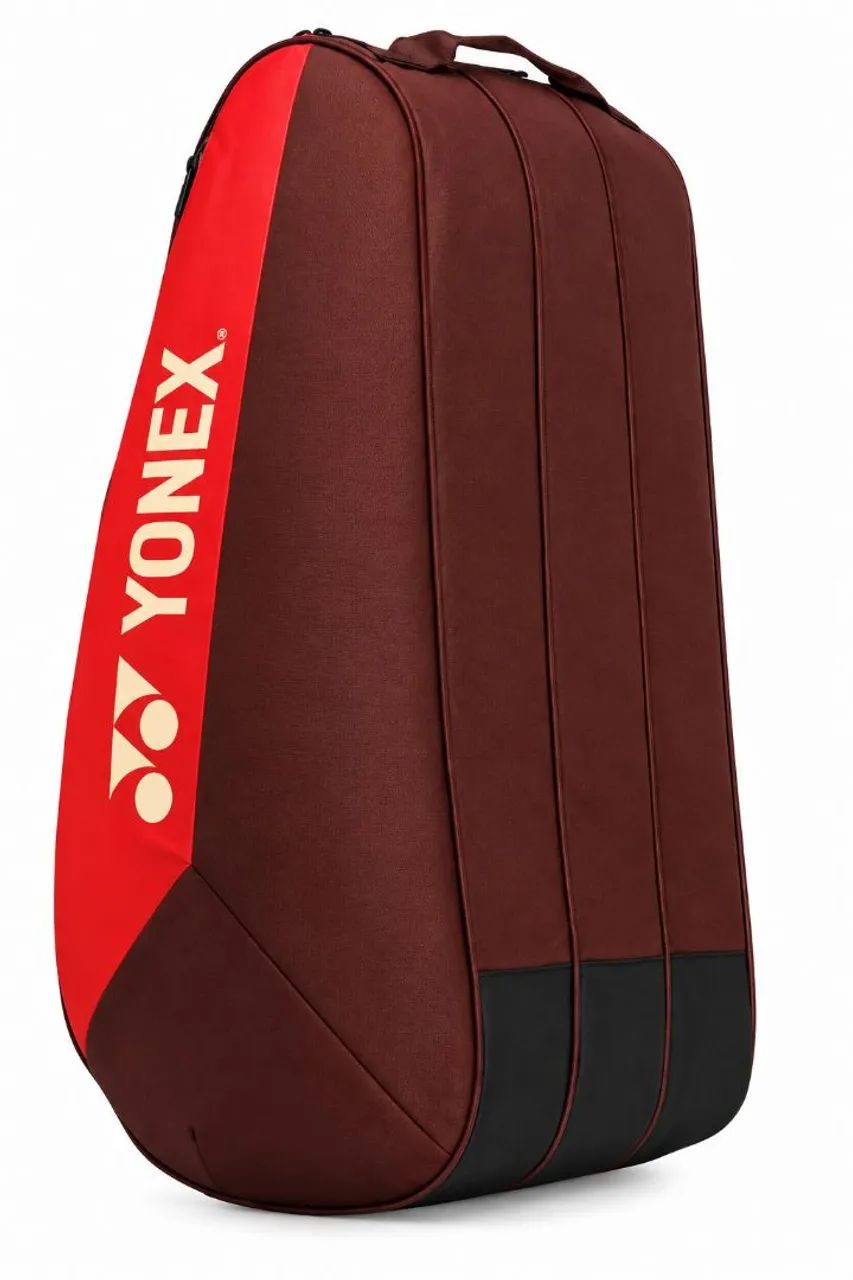 Raqueteira Yonex Team Tripla X9 Ruby para Tênis e Badminton