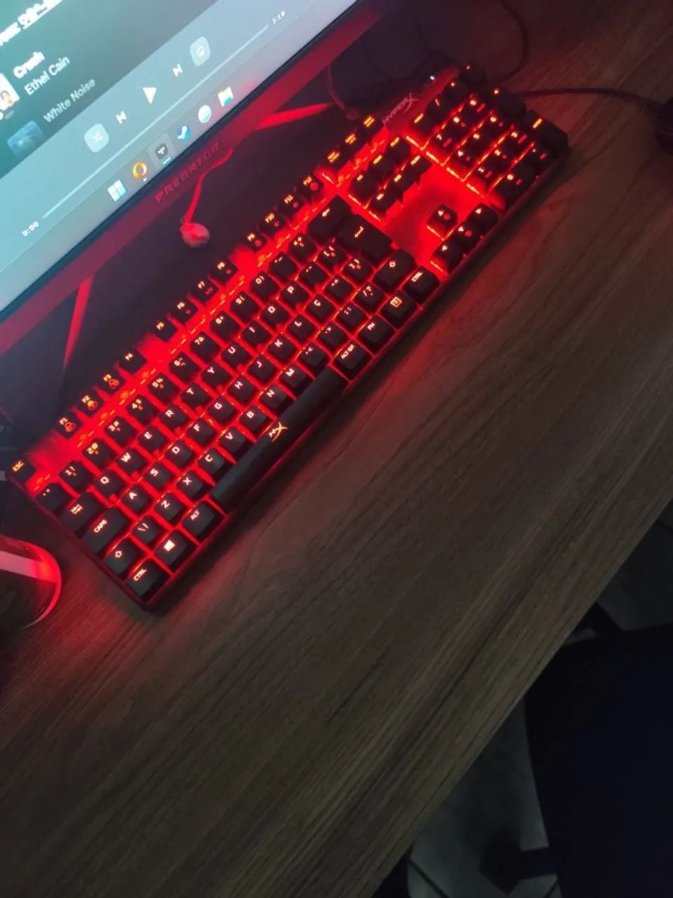 Teclado Mecânico HyperX Alloy Origins (Blue Switch)