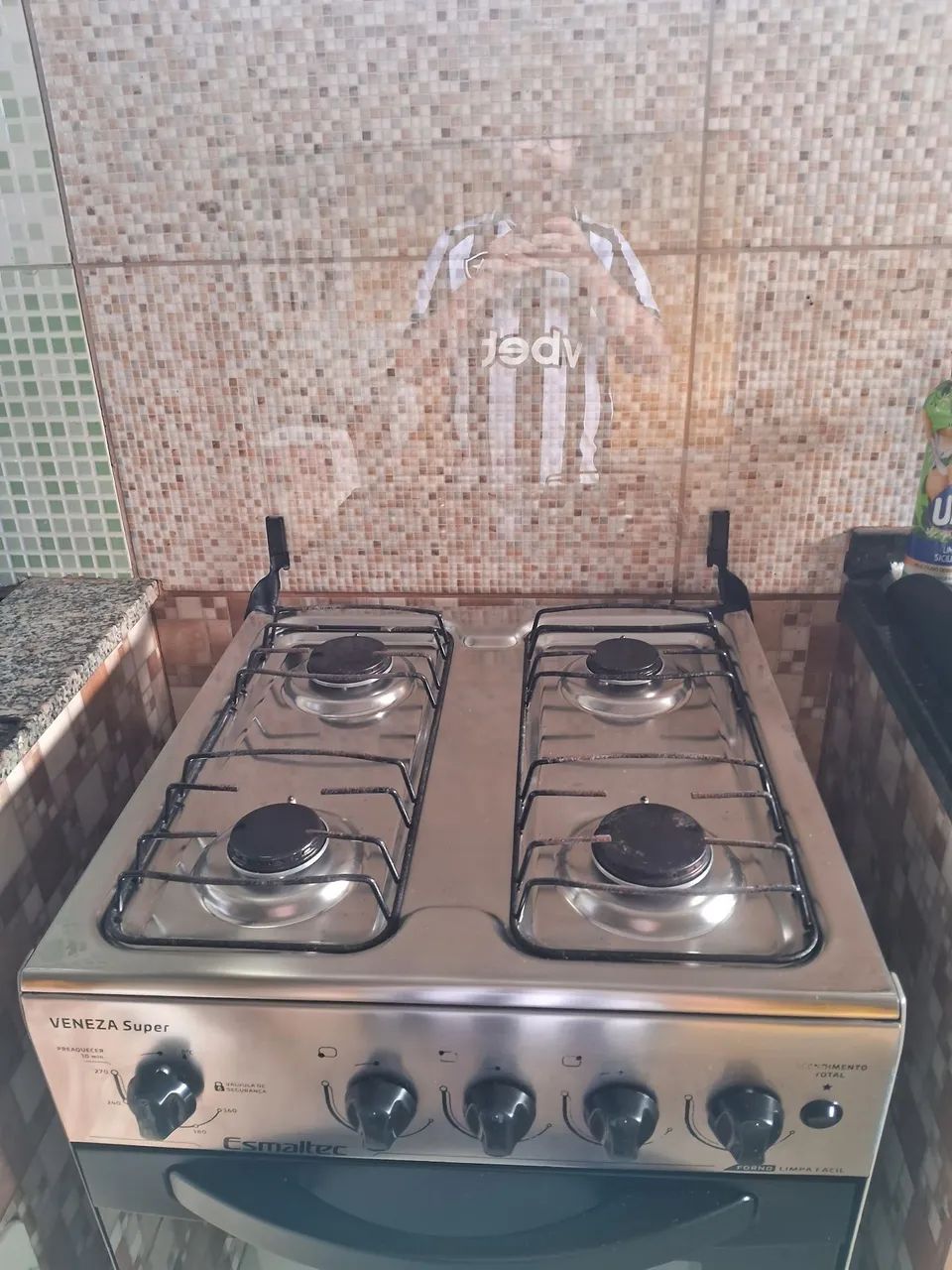 Fogão inox 4 bocas - Foto 5