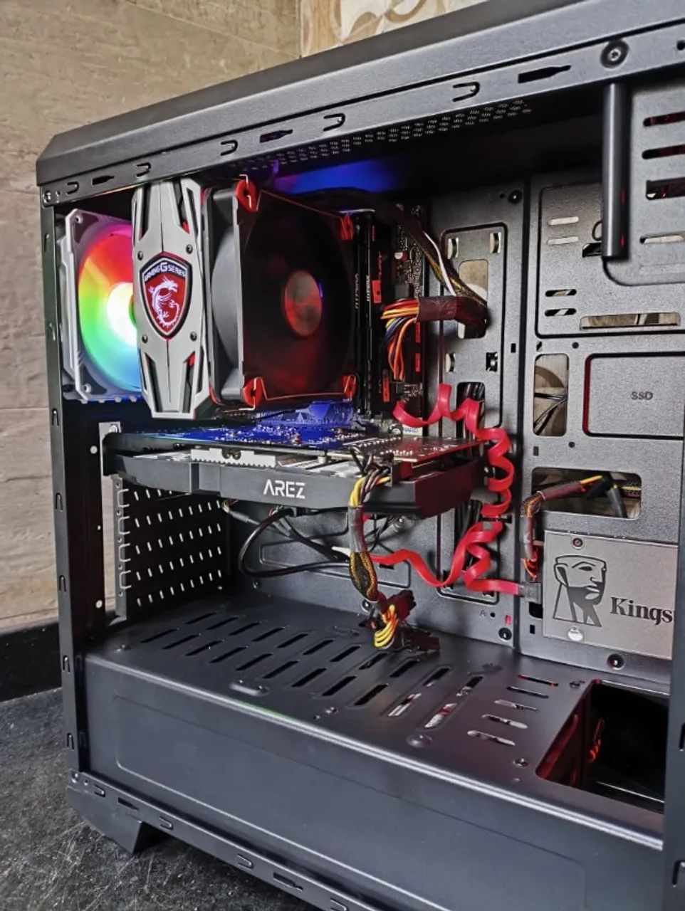Pc Gamer i5 9400f com Rx 580 8gb Asus - Foto 2