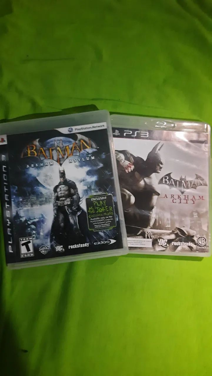 Dois jogos Batman Arkham PS3 