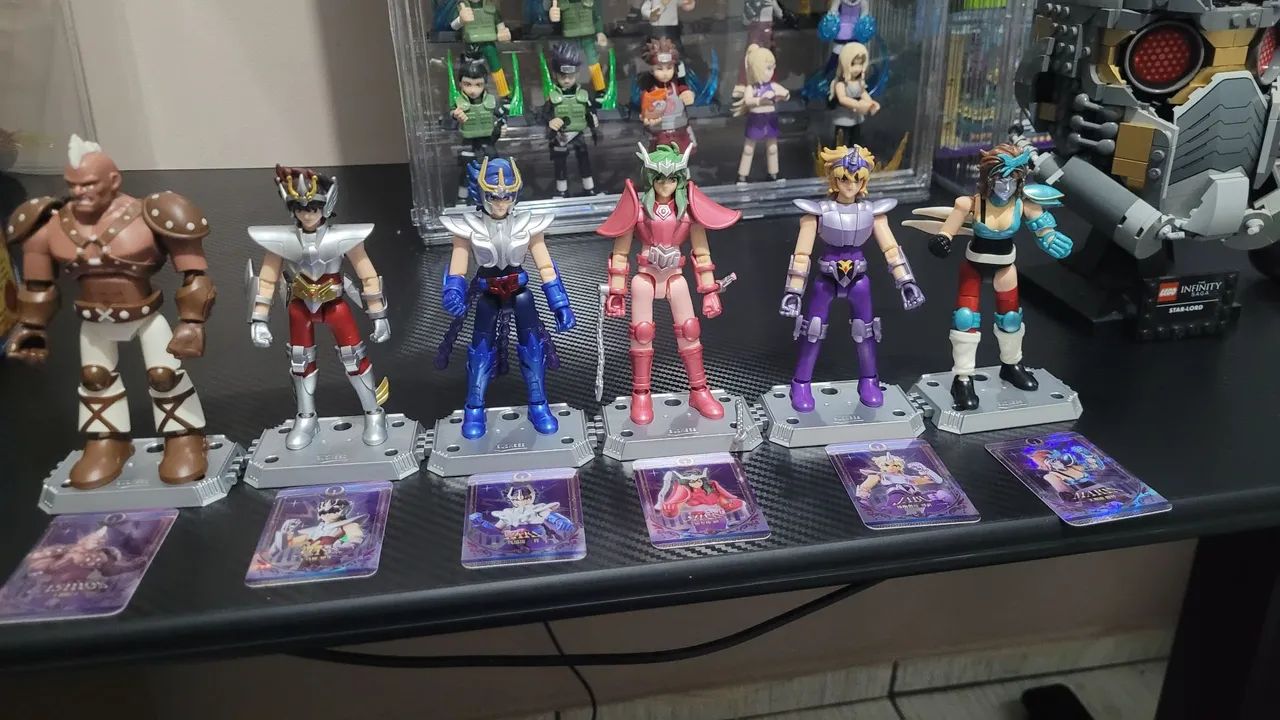 6 PERSONAGENS SAINT SEIYA BLOKEES WAVE 1 - Brinquedos e Jogos
