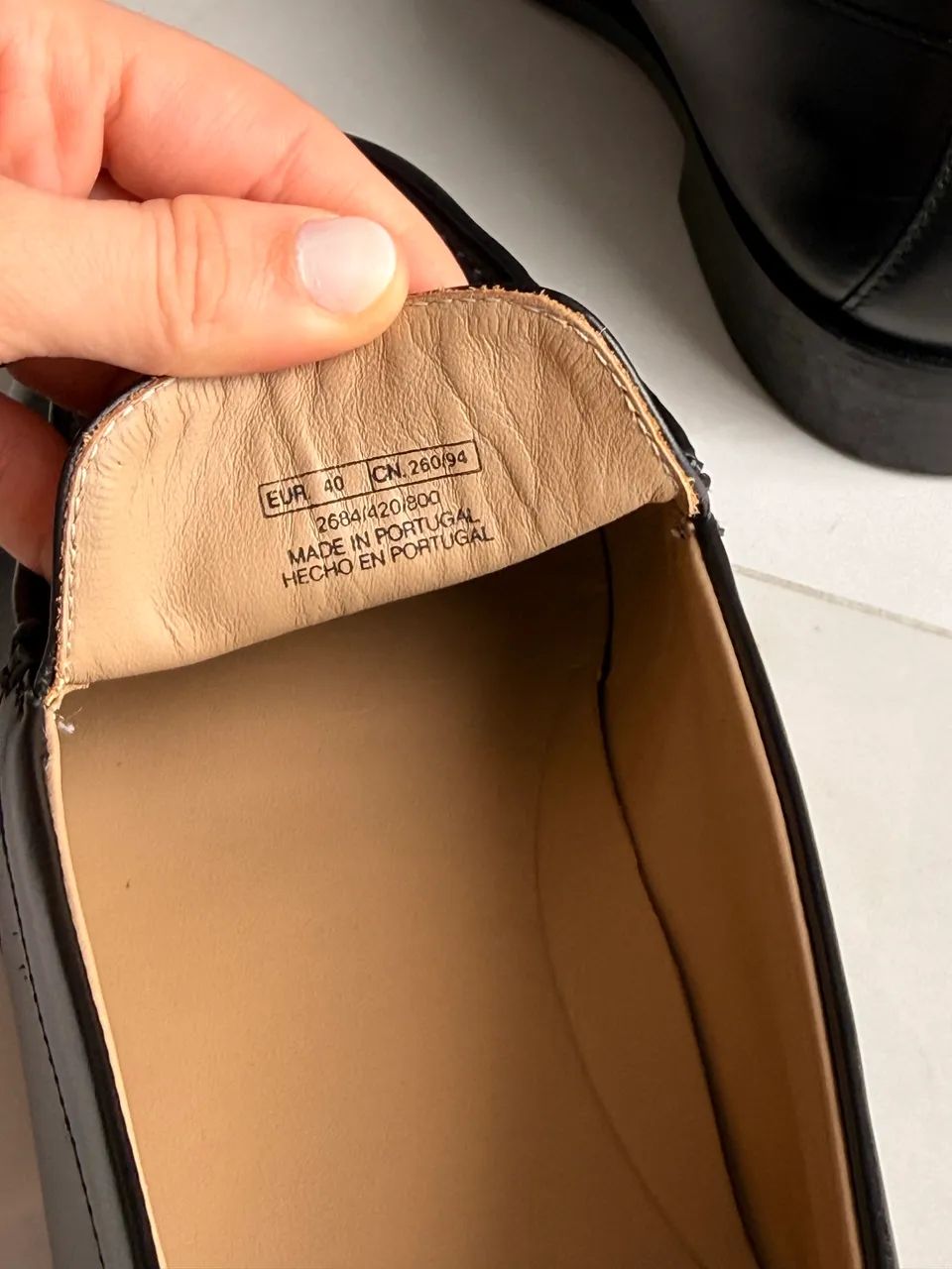 Loafer de couro legítimo - Zara Man - Foto 2