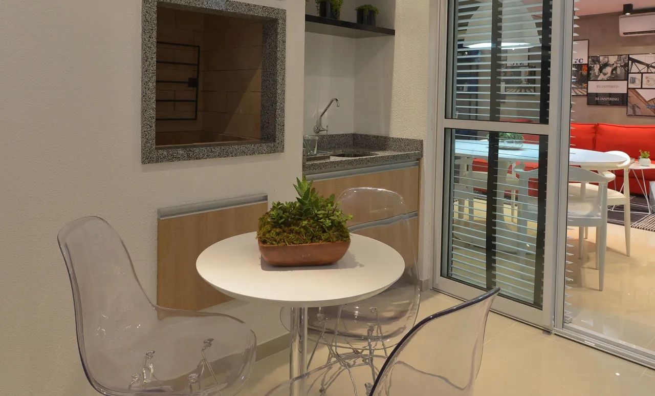 Edificio NYC 3/4, 76m², 01 vaga com moveis planejados andar alto vista do jardim das ameri - Foto 4