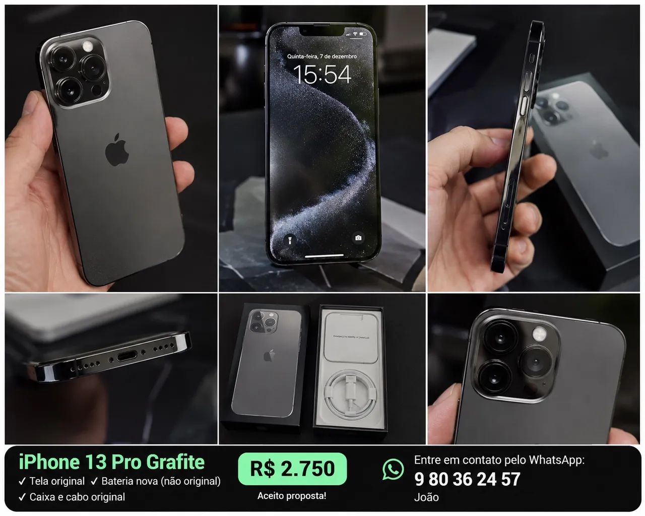 CELULAR - IPhone 13 Pro - 256g