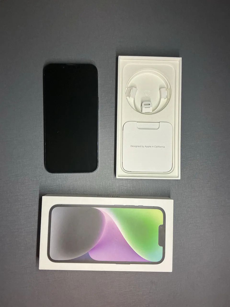 iPhone 14, 128gb, cor midnigth, com caixa original. - Foto 3