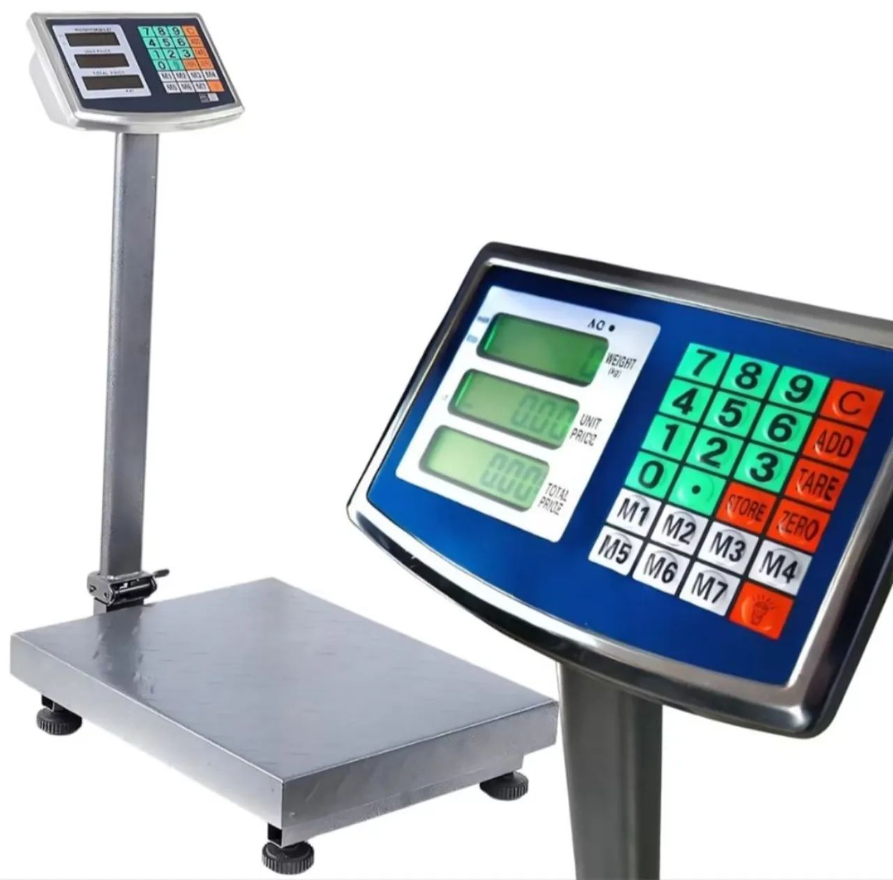 Balança comercial plataforma 150kg com bateria e energia  - Foto 2
