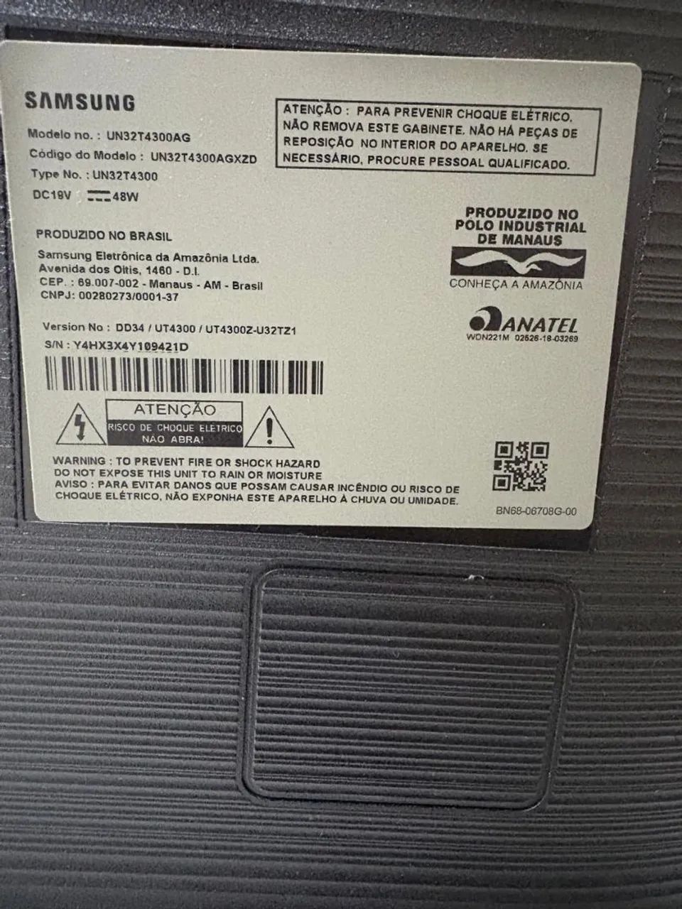 TV SANSUNG 32 POLEGADAS POR 620,00 APENAS DINHEIRO OU PIX  - Foto 4
