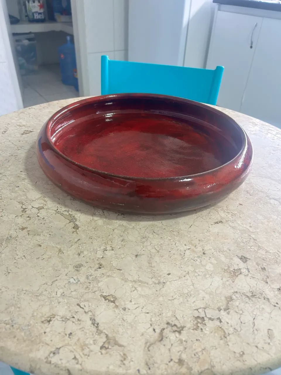 Centro de mesa vermelho