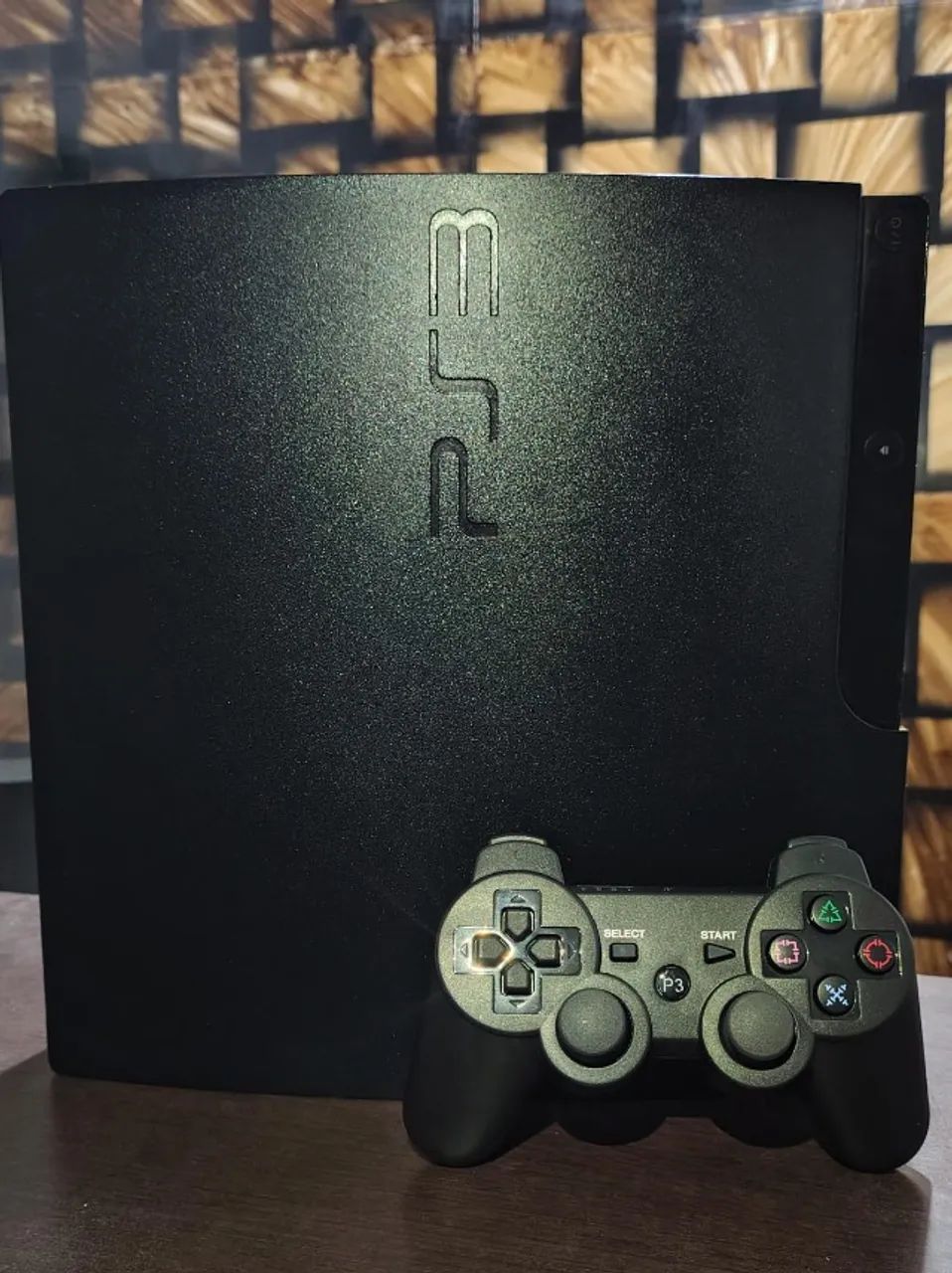 Playstation 3 slim com 1 controle