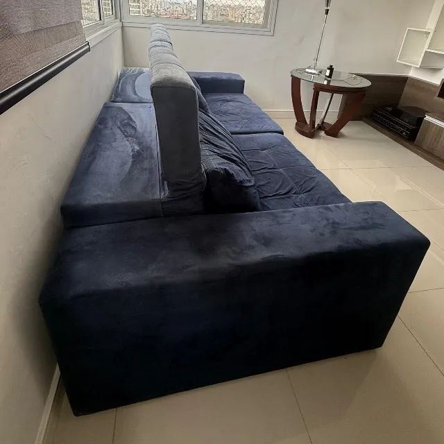 Sofá retrátil e reclinável 2,45m - Foto 4