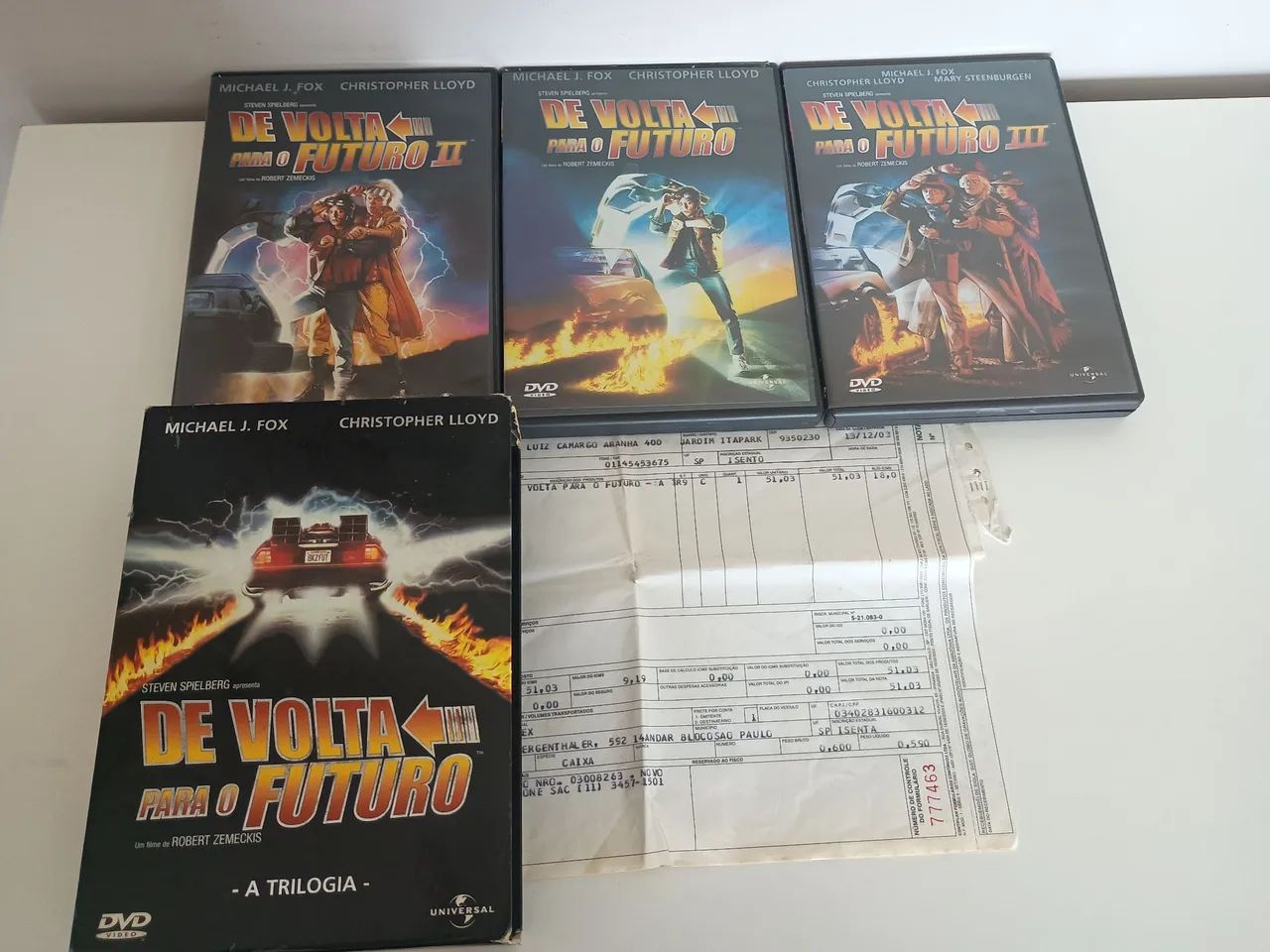 BOX TRILOGIA DE VOLTA PARA O FUTURO - DVD ORIGINAL - DVD, Blu-Ray