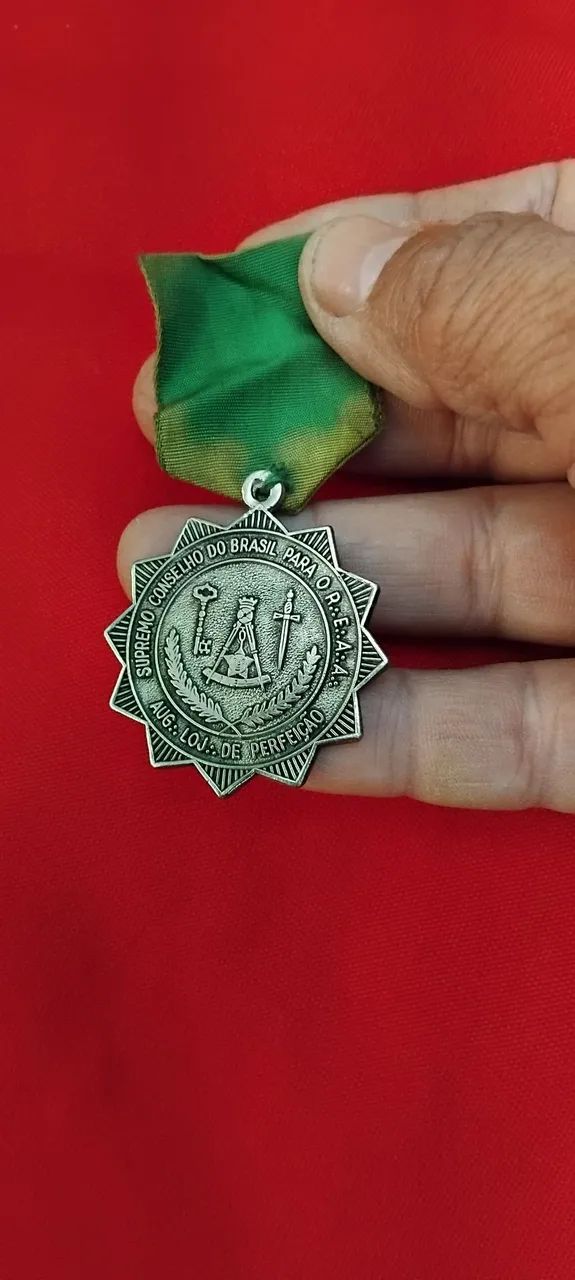 Antiga medalha Maçonaria - Foto 3
