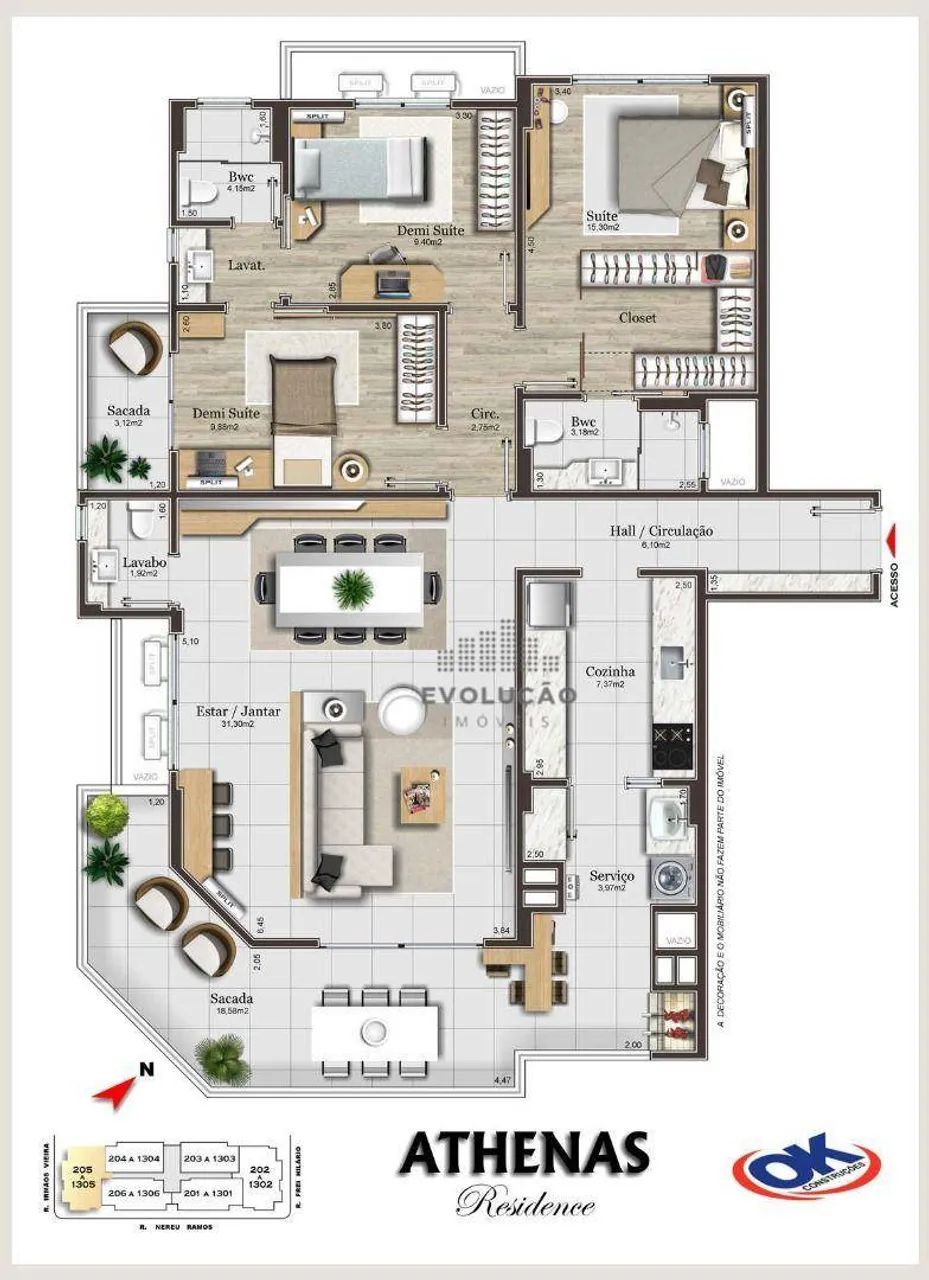 Apartamento de alto padrão entregue recentemente no coração de Campinas - Foto 5