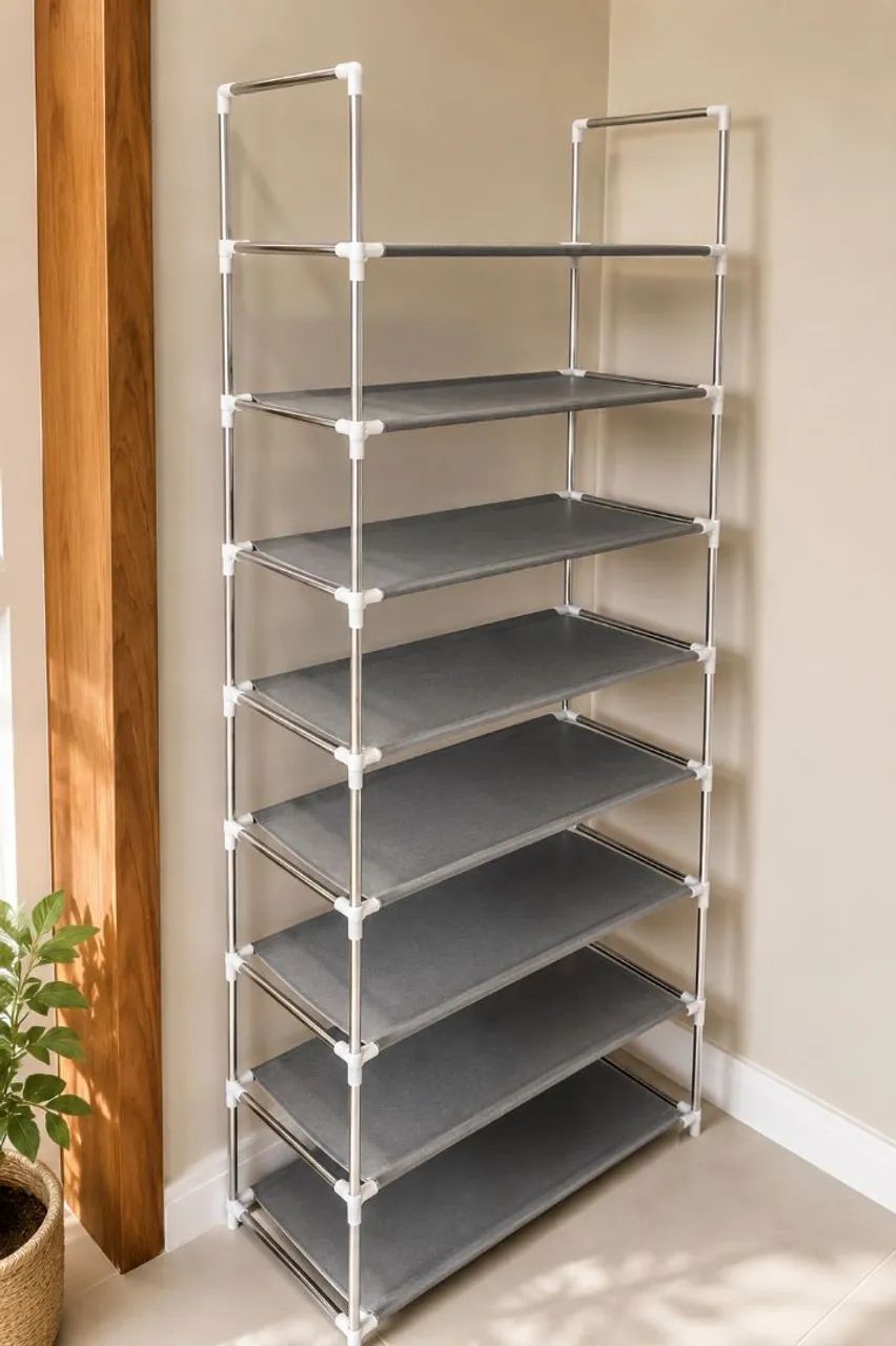 Sapateira Multiuso Inox | 9 Andares 