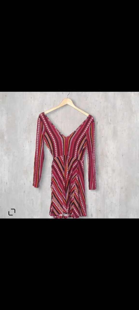 Vestido vermelho estilo envelope - Foto 2