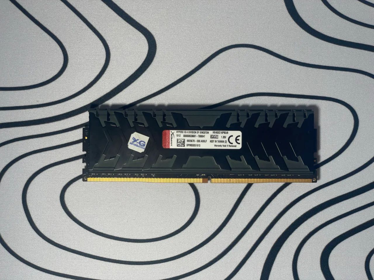 Memória RAM HyperX PREDATOR 8GB DDR4 3200MHz CL16 - Foto 2