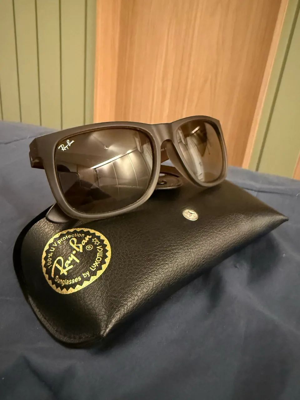 Óculos Ray-Ban Justin estado de novo - Foto 4