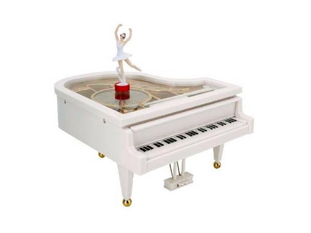 Caixa Caixinha de Música Piano Corda com Bailarina e Porta Jóias (NOVA) - Foto 6