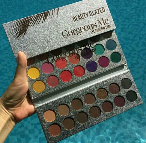 Paleta de sombra beauty glazed 63 cores Leia a descrição
