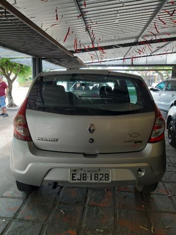 Renault Sandeiro 1.6 prata 2009 completo, impecável!!! super conservado! - Foto 8