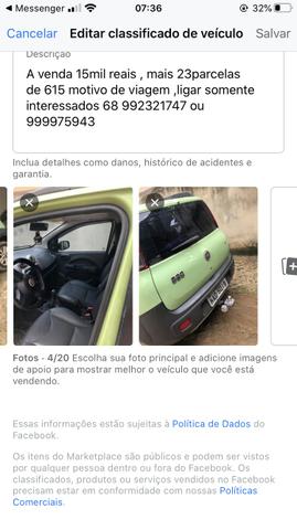 Carro Fiat uno