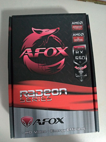 Placa de vídeo Afox Radeon RX550 4GB AMD