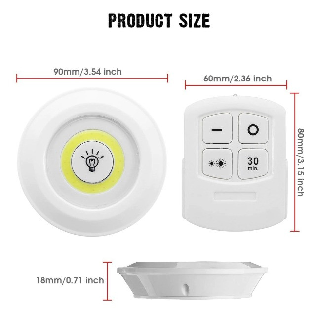 (NOVO) Lampada Led Luminária Sem Fio Com Controle Remoto com 1 Sptos - Foto 3