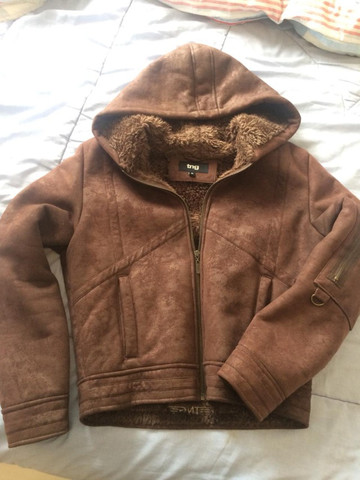 jaqueta nobuck feminina