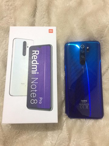 Note 8 Pro azul
