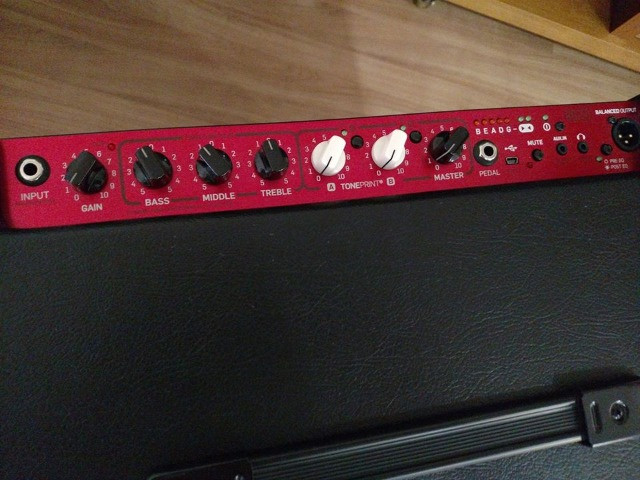 Amplificador - Combo Tc Electronic Toneprint Bg250 115 mk2 Impecável! - Foto 4